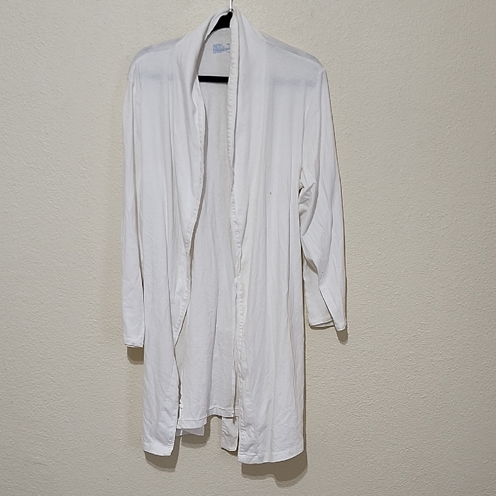 Gilligan & O'Malley White Lightweight Long Robe